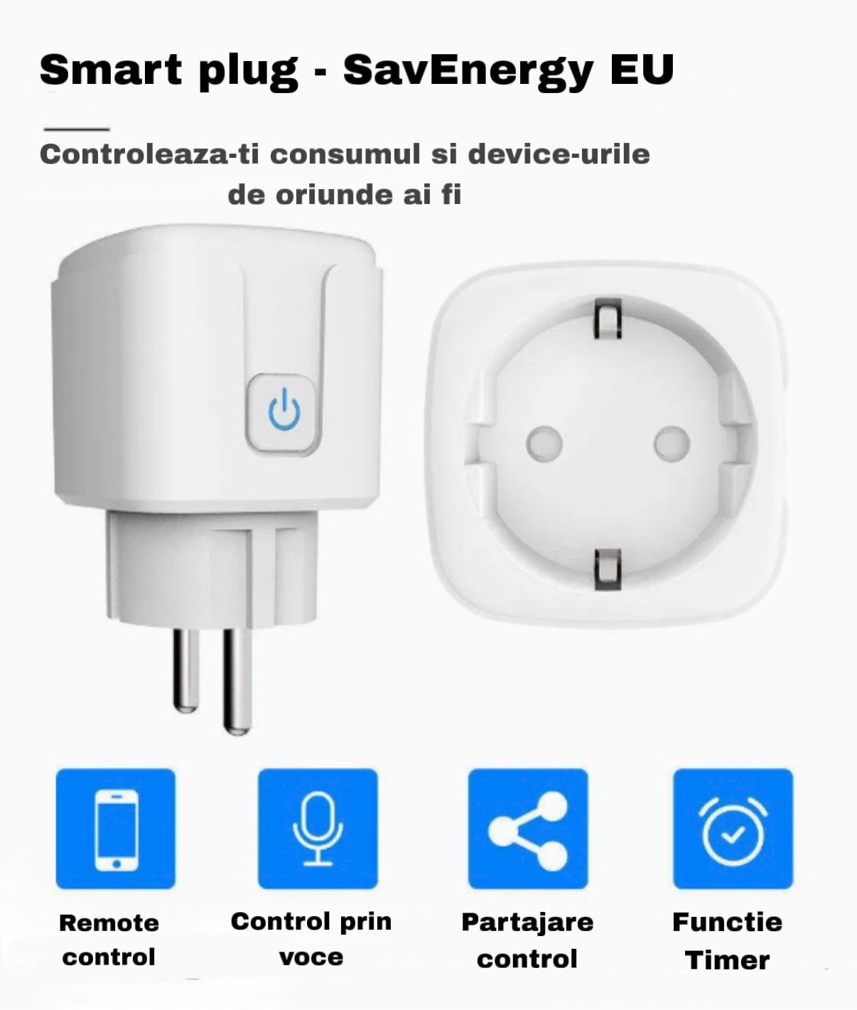 Priza Smart SavEnergy - Wi-Fi